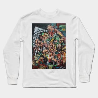 Blender x Miracle Street, frog man x psychological disaster, astronaut fleash beast, beastmode conspiracy Long Sleeve T-Shirt